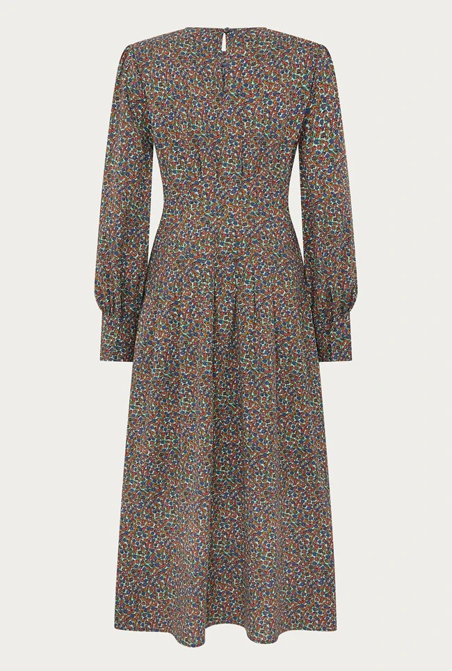 Tabatha Dress Orange Floral - Image 6