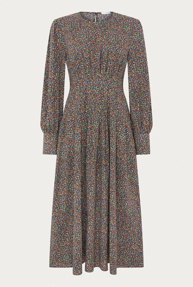 Tabatha Dress Orange Floral - Image 5