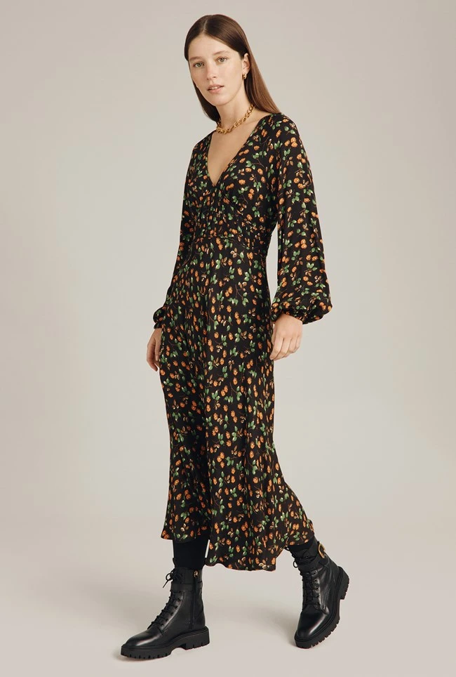 Marlow Dress Black Floral - Image 3